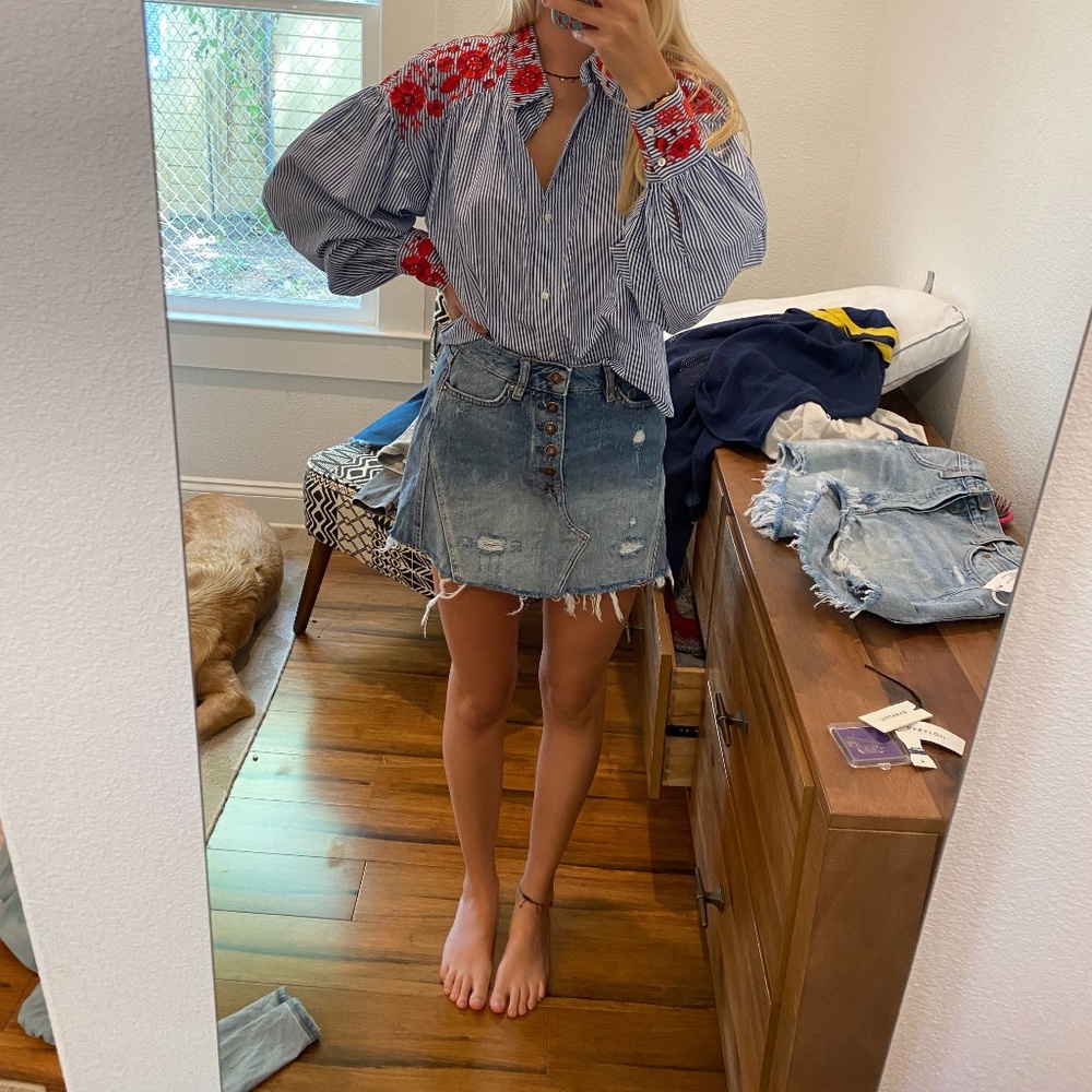 Jean Skirt